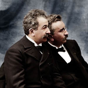 An Image of  Lumiere brothers As The Pioneers of The Film Industry.