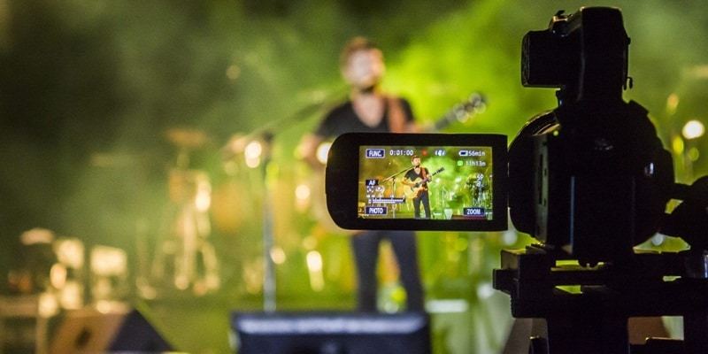 A Camera In Rolling & Recording A Film.