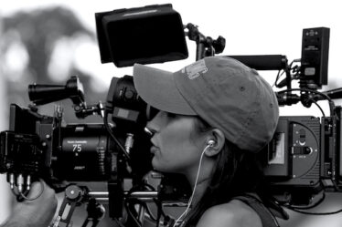 A Female Professional Film Director In An Action.