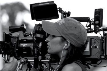 A Female Professional Film Director In An Action.