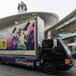 An Image Of Large Mobile Advertisement Found In Busy Roads In Las Vegas About "Cirque du Soleil " - An Entertainment Company & The Largest Contemporary Circus Producer In The World.